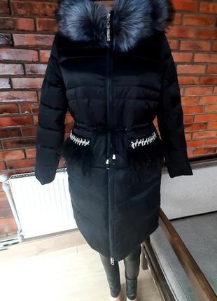 ❄️шикарная женская куртка/пальто snow and passion ❄️зима❄️2 фото