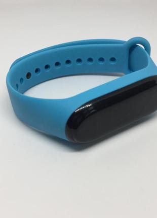 Силіконовий браслет Xiaomi mi band 2 mi band 4 блакитний