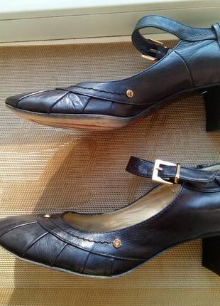 Итальянские кожаные туфли в стиле мери джейн3 фото