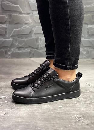 Кеди чоловічі шкіряні ecco 2