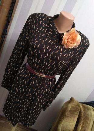 Натуральная рубаха, платье ,блуза,туника ,вискоза, большой размер