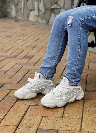 Жіночі кросівки adidas yeezy boost 500 "white"