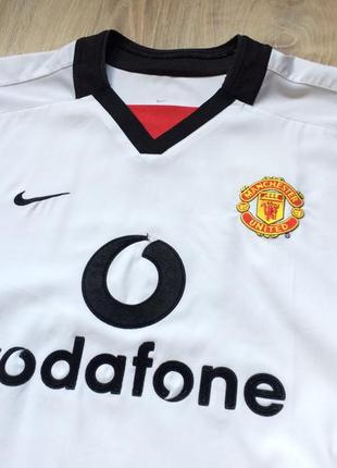 Чоловіча вінтажна футбольна джерсі nike manchester united football shirt 2002 20033 фото