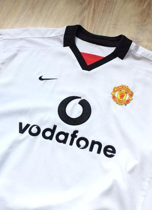 Чоловіча вінтажна футбольна джерсі nike manchester united football shirt 2002 20034 фото