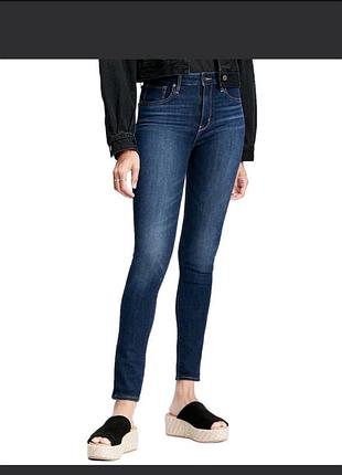 Женские джинсы levi’s 721 high rise skinny 24 denim jeans levis 721