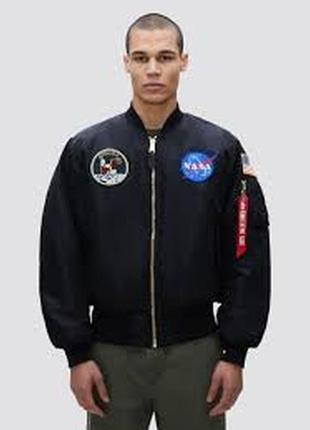 Мужская куртка  apollo ma-1 flight jacket  alpha industries3 фото