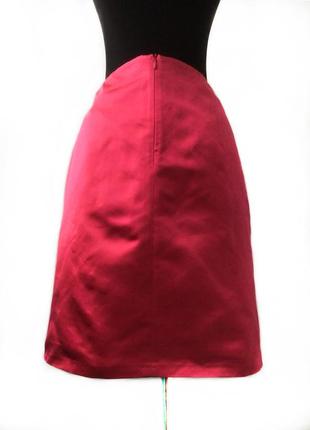 +красивая шелковая юбка streness  gabriele strehle, германия малинового цвета3 фото