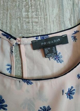 Ніжно рожева блузка з волошками primark розмір 183 фото