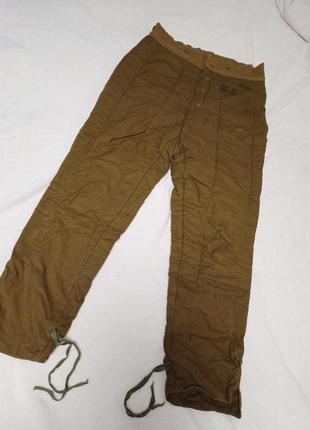 Теплые ватные штаны-подстежка,подштанники,48-50разм..