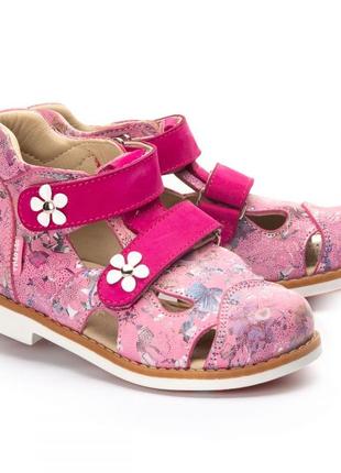 Летние туфли сандалии для девочки leo 1081198
