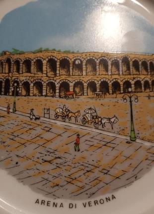 Тарелка коллекционная , достопримечательности италии