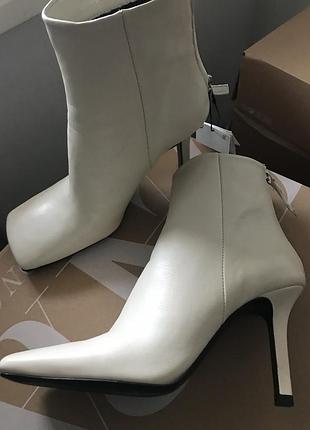 Черевики шкіряні zara
