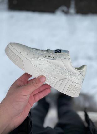 Белые кроссовки пума кали