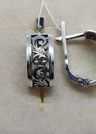 Серьги серебряные