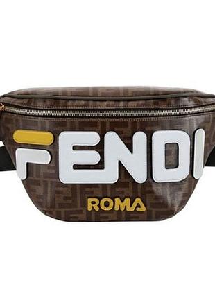 Поясна сумка в стилі fendi