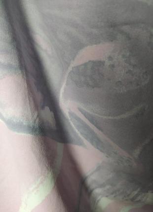 Нежная юбка, вискоза/ лилия / madonna/ рожева спідниця з ліліями2 фото