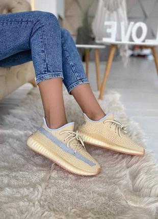 Кросівки yeezy 350 v2 linen кроссовкт3 фото