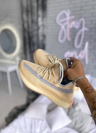 Кросівки yeezy 350 v2 linen кроссовкт4 фото