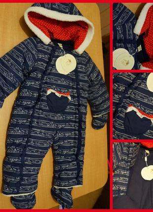 Демисезонный комбинезон 3-9 мес комбінезон демісезонний