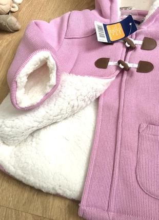 Тёплая кофточка пальтишко 3