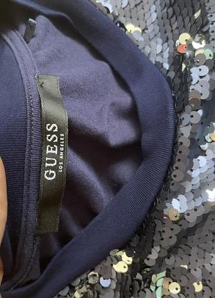 Футболка паєтки двостороння guess s3 фото