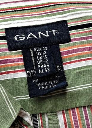 Gant .стильная рубашка  в  полоску . 100%- хлопок.6 фото