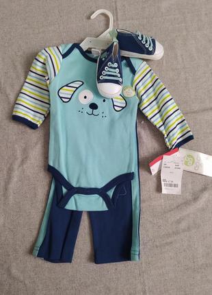 Комплект боди штани пинетки baby gear