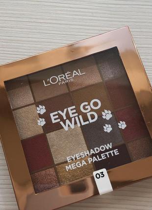 Mega polette loreal eye go wild 03