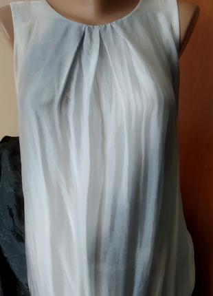 Шёлковое платье градиент