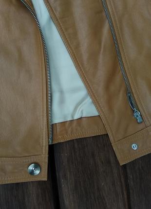 Брендовая кожаная куртка косуха madeleine5 фото