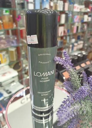 Парфумований дезодорант для чоловіків parfums parour lomani 200 мл