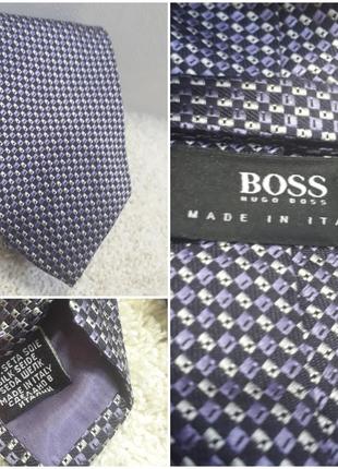 Шелковый галстук. hugo boss. италия.1 фото