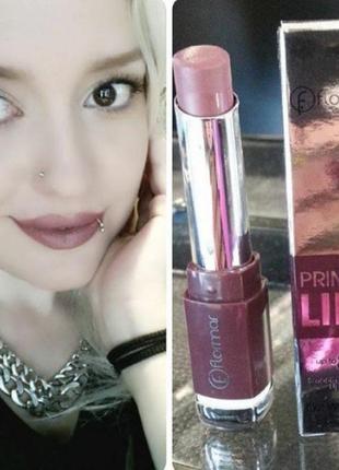 Зволожуюча помада flormar prime'n lips 18 відтінок berry chocolate