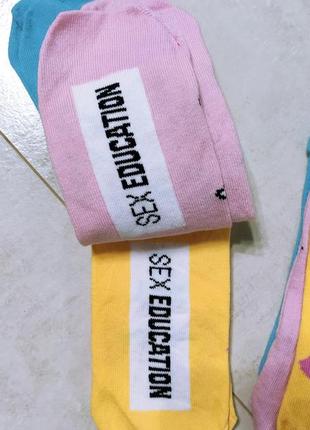 Набор женских носков с принтом sex education, 3 пары упаковка3 фото