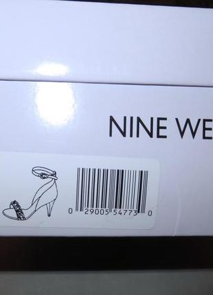 Актуальные замшевые босоножки на шпильке nine west размер 39,5-40 us 98 фото