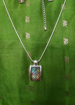 Кулон на цепочке и серьги kenneth cole