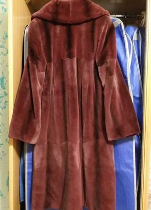 Коллекционная шуба норковая пальто от anri battisti  р.с-м5 фото