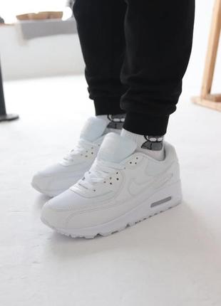 Мужские кроссовки nike air max 90 white