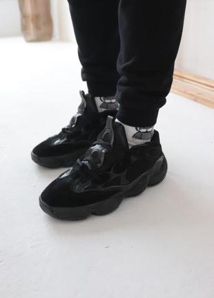 Чоловічі кросівки adidas yeezy 500 utility black