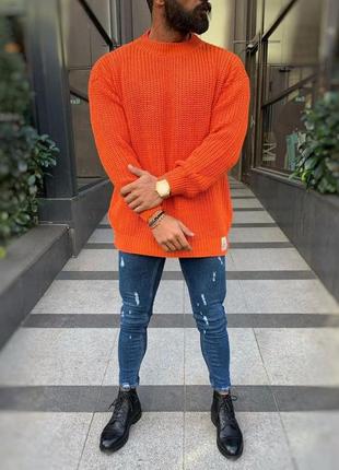 Тёплый вязаный свитер🔥