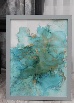 Картина в техніці alcohol ink ручна робота 2