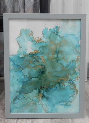 Картина в техніці alcohol ink ручна робота 4