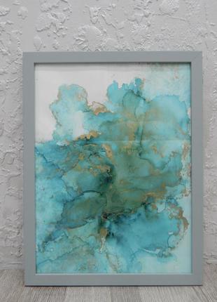 Картина в техніці alcohol ink ручна робота