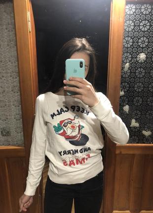 Свитшот с санта клаусом ostin