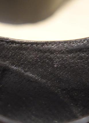 Формальные черные кожаные туфли-оксфорды vincent adf antonio di frenna italy 45 р.5 фото