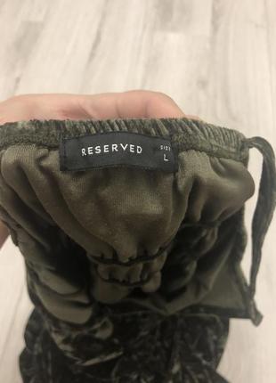 Велюровое платье reserved 5