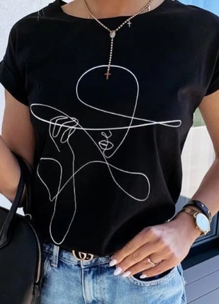 Футболка жіноча, якісна, стильна, 4 кольори. 23ко