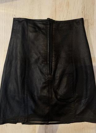Кожаная юбка 2
