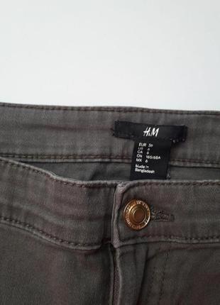 Штани , брюки , узкачі , джегінси , штани з замочком збоку від h&m4 фото