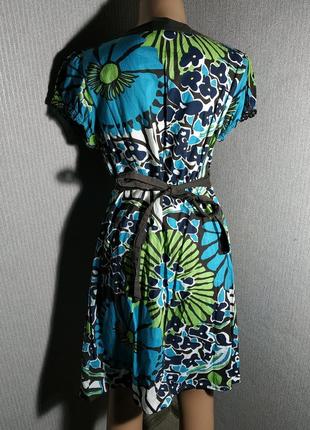 Легкое платье миди, натуральный материал по типу хлопка/батиста2 фото